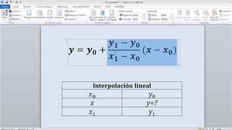 Formula De Interpolacion