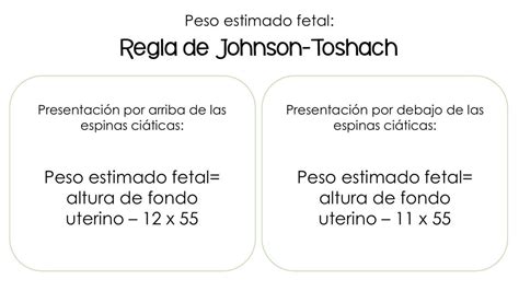 Formula De Johnson