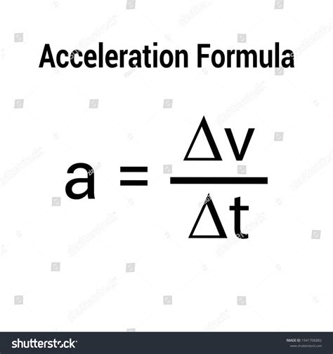 Formula For Acceleration