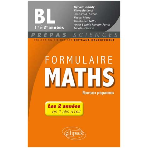 formulaire maths bl 1re 2e annea c s en 1 clin d