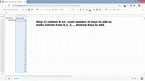 formulas How to Fill a Column with Sequential Dates in Google Sheets Web Applications Stack