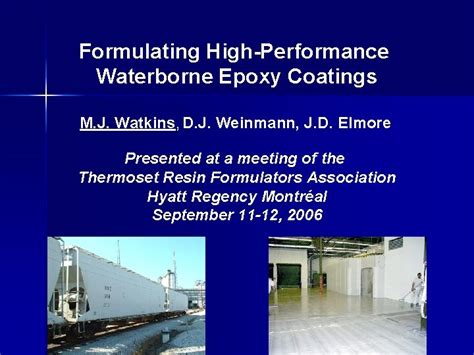 Full Download Formulating High Performance Waterborne Epoxy Coatings 