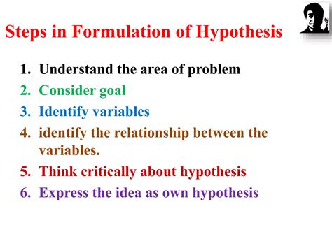 Formulation Of Hypothesis