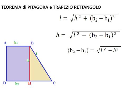 Formule Trapezio Rettangolo