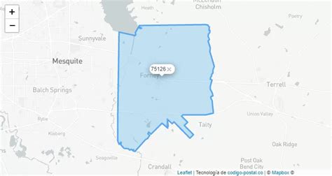 forney texas zip code