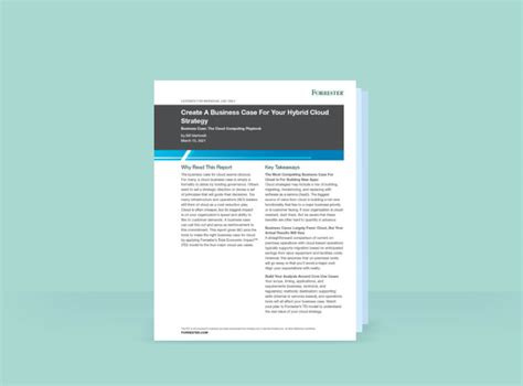 Forrester Playbook The Cloud Computing Playbook For 2017