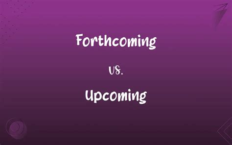 forthcoming