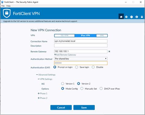 forticlient 6 vpn only