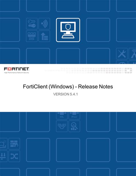 forticlient vpn release notes