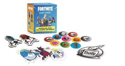fortnite official loot pack includes pins patch vi