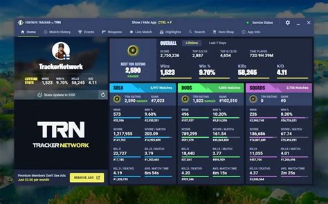 Fortnite Stat Tracker