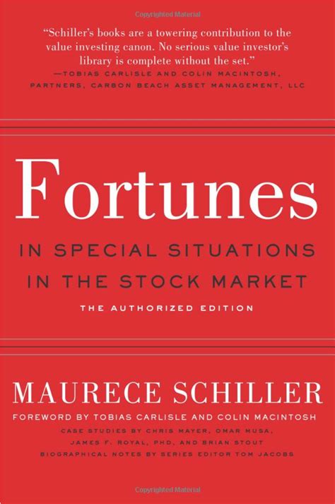 Read Online Fortunes In Special Situations In The Stock Market The Authorized Edition 