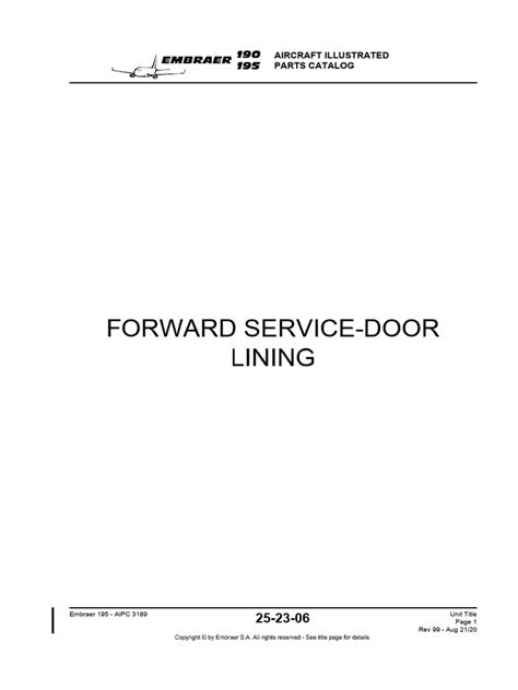 Forward Service Door