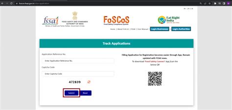 Foscos Fssai Login