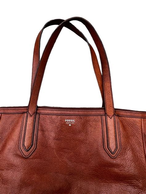 fossil sydney shopper brown