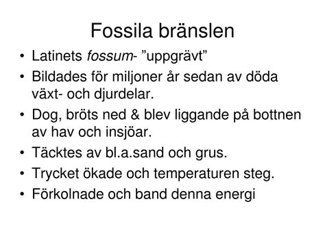 fossilt bränsle synonym