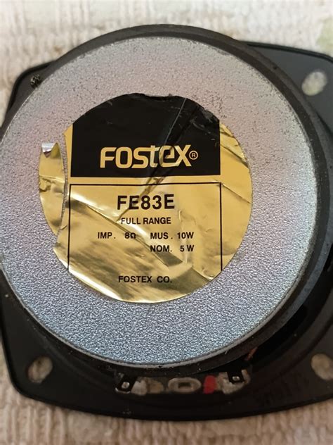 Read Online Fostex Fe83E User Guide 