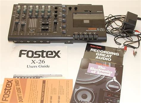 Download Fostex X26 User Guide 