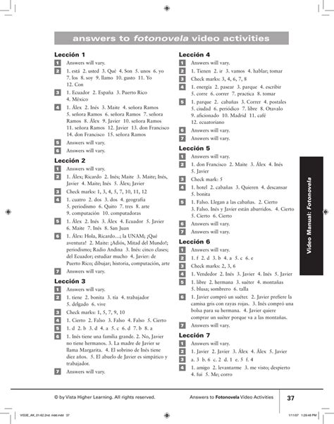 Read Fotonovela Answers 