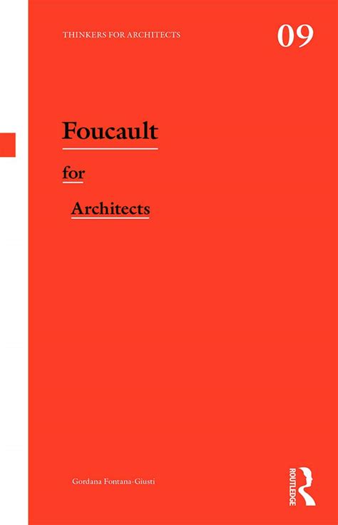 Full Download Foucault For Architects Thinkers For Architects 