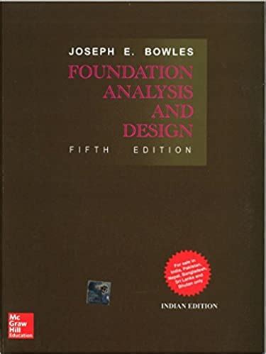 Foundation Analysis Design Fifth 5th Edition