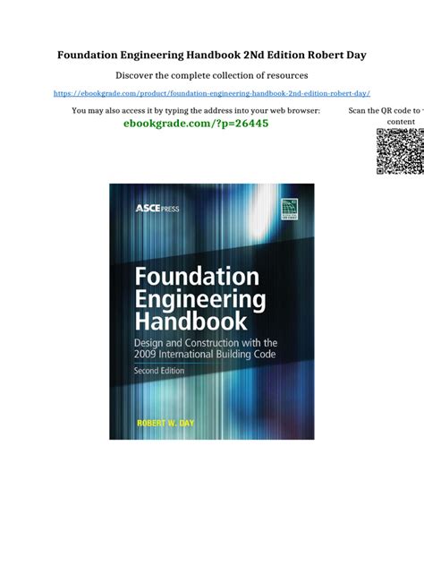 Foundation Engineering Handbook 2nd Edition Download