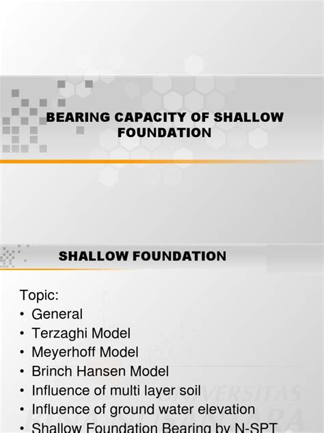 Download Foundation Engineering Lecture Note On Shallow 
