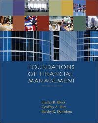 Read Online Foundation Of Financial Management 13Th Edition Solutions 