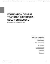 Read Foundation Of Heat Transfer Incropera Solution Manual 