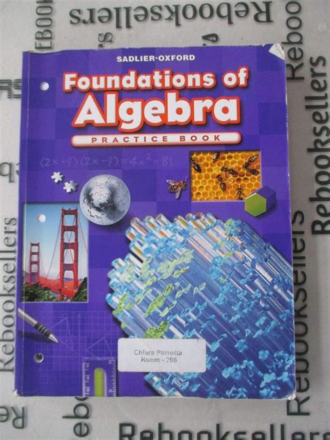foundations of algebra practice book answers