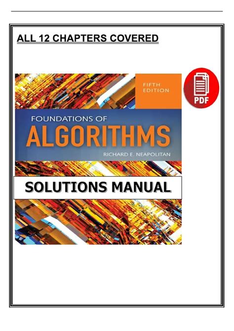 Foundations Of Algorithms Solutions
