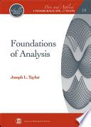 foundations of analysis joseph taylor solutions