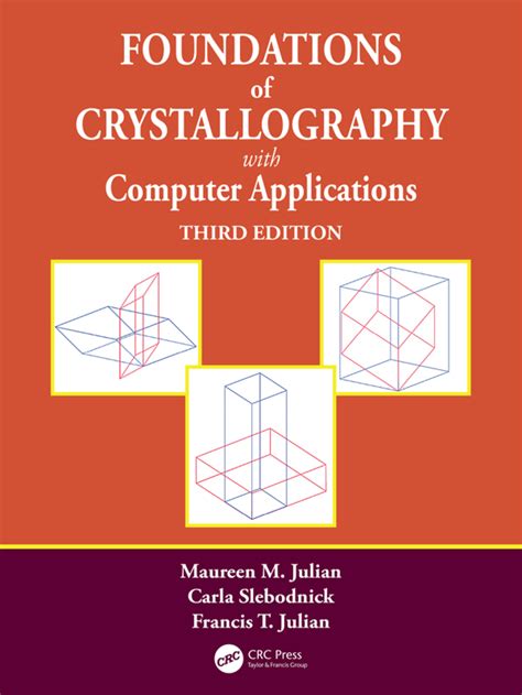 Foundations Of Crystallography With Computer Applications
