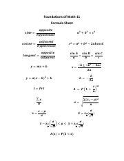 Foundations Of Math 11 Curriculum Education Training