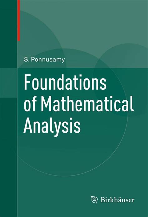foundations of mathematical analysis