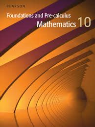 Foundations Of Mathematics And Pre Calculus Grade 10 Final