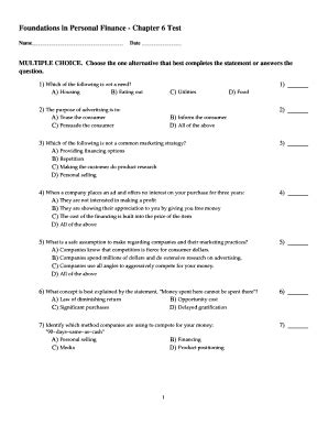 Read Foundations In Personal Finance Chapter 6 Test Answers 