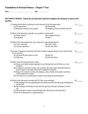 Read Foundations In Personal Finance Chapter 7 Test Answers 