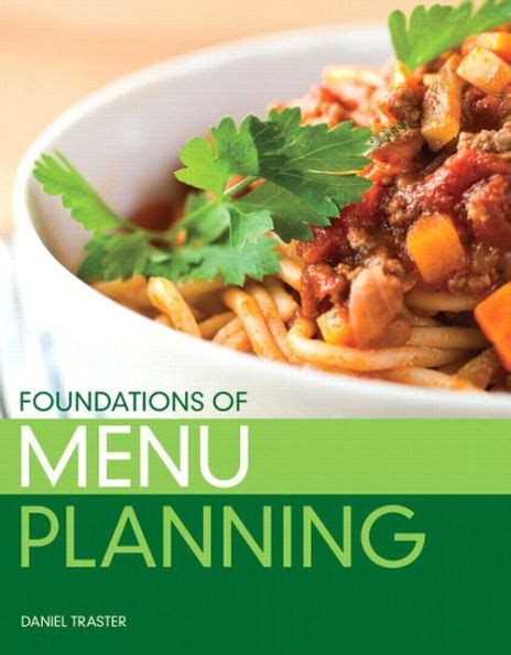 Read Foundations Of Menu Planning 