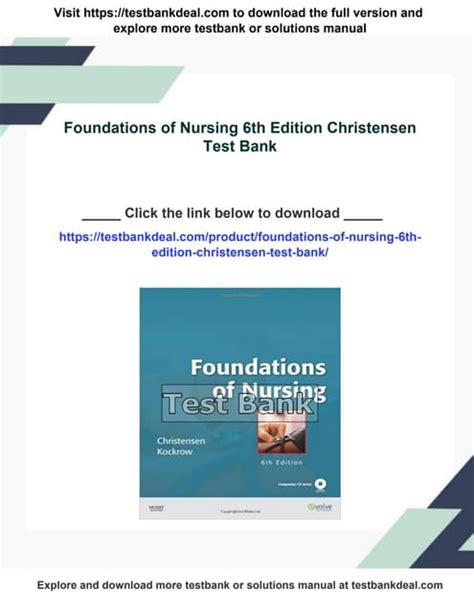 Read Foundations Of Nursing 6Th Edition Answer Key 