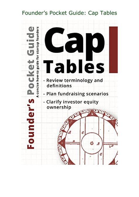 Founders Pocket Guide Cap Tables