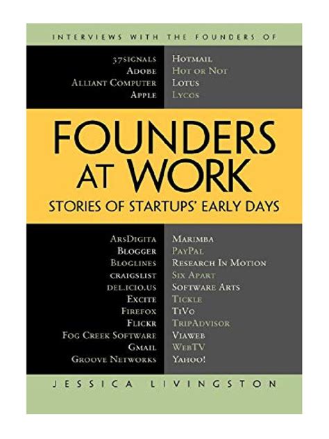 Read Founders At Work Stories Of Startups Early Days Jessica Livingston 