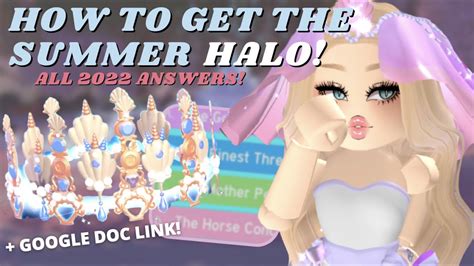 🌸ALL 12 NEW SPRING HALO ANSWERS🌸~Royale High 