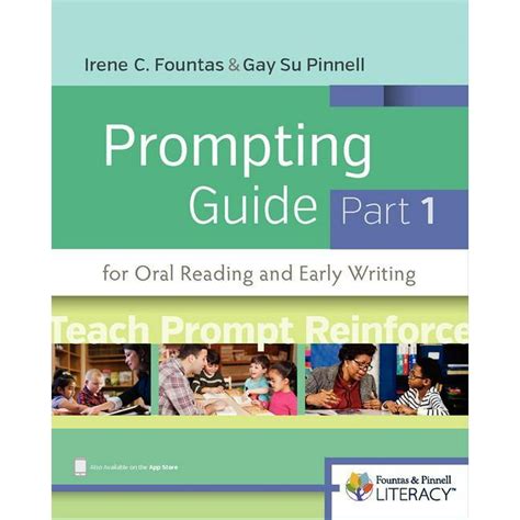 Read Fountas Pinnell Prompting Guide Part 1 For Oral Reading And Early Writing Fountas Pinnell Leveled Literacy Intervention 