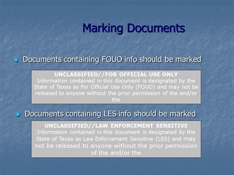 Full Download Fouo Document Markings 