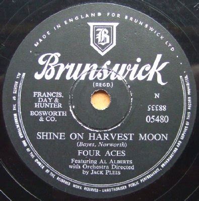 Four Aces Shine On Harvest Moon Lyrics Lyricsfreak January February June And July - January February June And July