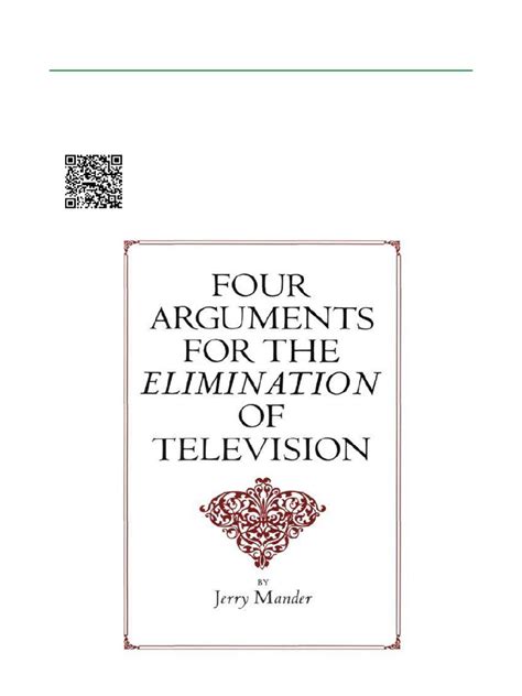 Four Arguments For The Elimination Of Television