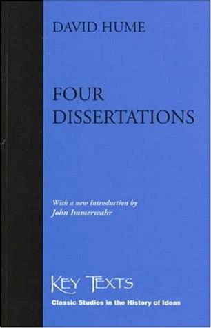 Four Dissertations Key Texts