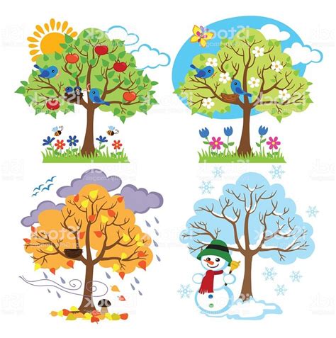 Four Seasons Clip Art Image Clipsafari Picture Of The 4 Seasons - Picture Of The 4 Seasons
