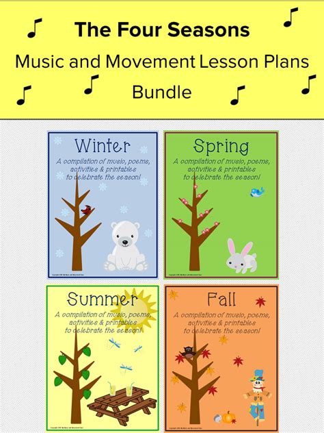 four seasons lesson plan first grade 5